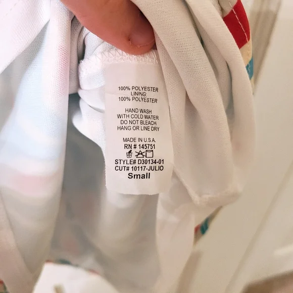 NWT Pinkblush Maternity Teal Blue & Magenta Flowy Shift Dress w/ Scoop Neck - Picture 2 of 3